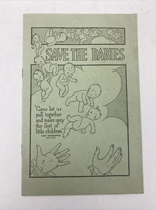 1915 Save The Babies Pamphlet Booklet By American Medical Association Holt Shaw - Picture 1 of 8