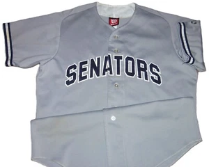 VINTAGE 90ER COLUMBUS SENATOREN CLIPPER MILB MINORS WILSON THROWBACK TRIKOT L - Bild 1 von 3