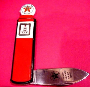 The Franklin Mint  THE OFFICIAL ( TEXACO ) GASOLING  COLLECTOR KNIFE - Picture 1 of 7