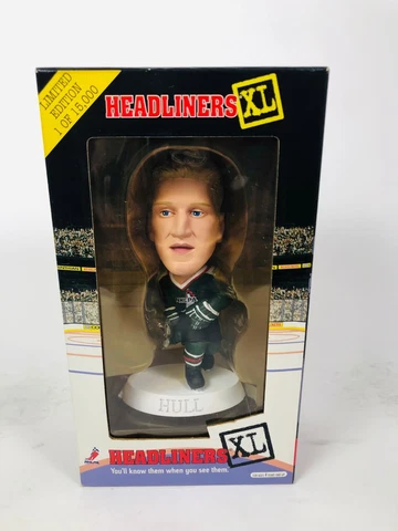 BRETT HULL ST. LOUIS BLUES NHLPA VINTAGE 1998 HEADLINERS XL FIGURINE Cover