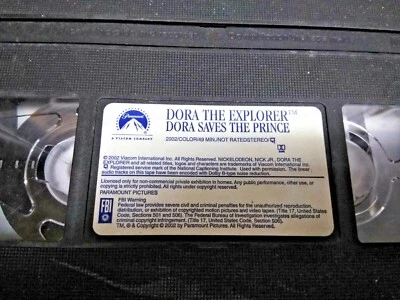Dora The Explorer VHS Tape ONLY -  Dora Saves The Prince - Image 1 of 4