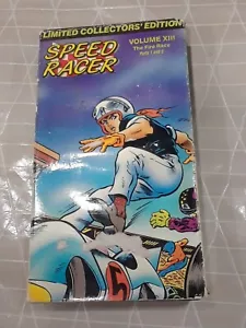 Speed Racer Volume XIII The Fire Race VHS Parts 1 And 2 NOW Video 1992 - Picture 1 of 9