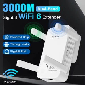 AMPLIFICATEUR WIFI 6 2402Mbps AX3000 2.4G/5GHz Signal réseau LONGUE PORTEE NEUF - Photo 1/7