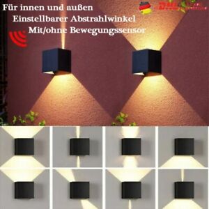 Wandlampe Cube Würfel LED WandLeuchte Lampe Up Down für außen/innen wasserdicht=