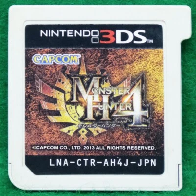 Monster Hunter 4 Nintendo 3DS Capcom Japanese Vintage Games From Japan F/S - Image 1 of 2