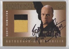 2010 Sportkings Series D Auto Memorabilia Gold Scott Hamilton #AM-SH2 Auto