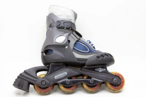 X-Cuse Kinder Inlineskates XC1500 grau-blau - Picture 1 of 5