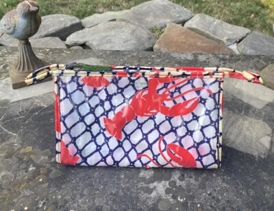 KATE SPADE Lobster Netting  Cape Cod Collection Cosmetic/Travel  Bag - Image 1 of 4