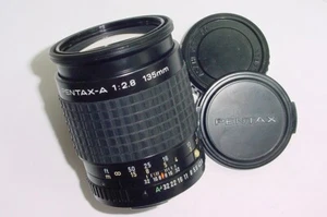 Pentax 135mm F/2.8 Pentax-A SMC Manual Focus PK/A Mount Portrait Lens Excellent - Picture 1 of 5