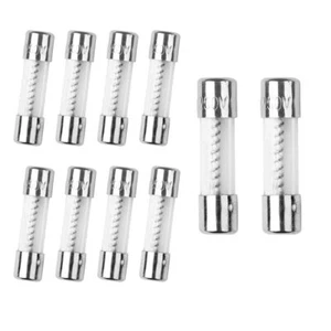 10Pcs 1A Slow Blow Fuse 1Amp Time Delay Fuse T1AL250V 250V Slow Burn Glass Tu... - Picture 1 of 2