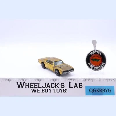 Dodge Charger Gold 1969 personalizado Redline Hot Wheels Mattel vintage Redline RL Foto 1 de 4