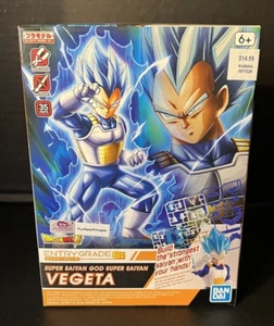 Bandai Dragon Ball Super Saiyan God Vegeta Model Kit pre-costruito completo 100% - Foto 1 di 5