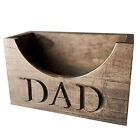 Wooden Hat Display Rack Baseball Cap Stand with Dad Inscription Large Capacity