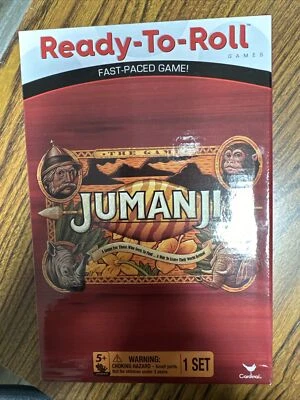 Jumanji Board Game Indoor Activity Age 5+ Two Player Dice Rolling Game - Image 1 of 2