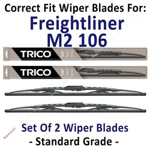 Paquete de 2 escobillas limpiaparabrisas estándar - aptas para Freightliner M2 106 2001-2018 - 30221x2 - Imagen 1 de 1