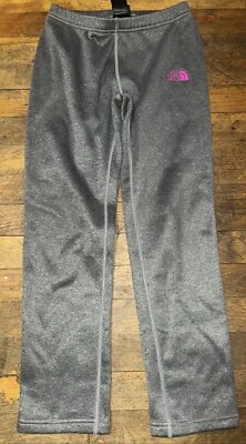 Pantalones grises North Face para niñas talla mediana 10-12 Foto 1 de 4