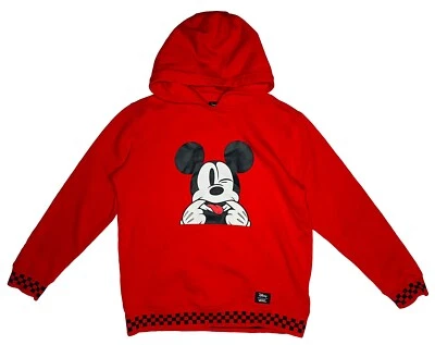 Sudadera con Capucha Vans X Disney Mickey Mouse Funhouse 100 Aniversario Roja Juvenil; L Foto 1 de 4