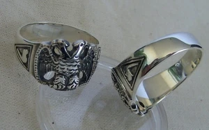 Freimaurer Ring SILBER- 925 - Picture 1 of 3