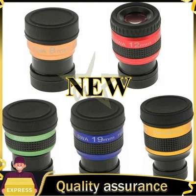 SWA 8mm/12mm/16mm/19mm/27mm Super Wide Angle 70° 1.25" Telescope Eyepiece Lens - Image 1 of 4