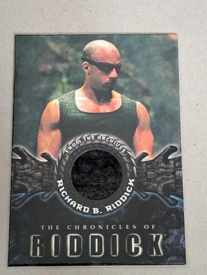 THE CHRONICLES OF RIDDICK COSTUME RELIC CARD F1 VIN DIESEL SHIRT MATERIAL PIECE - Image 1 of 2