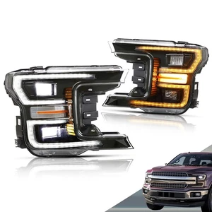 VLAND Full LED Headlights Assembly For 2018-2020 Ford F150 F-150 Front Lamps - Bild 1 von 22