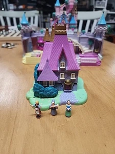 POLLY POCKET 1995 Disney Cinderella Stepmother's House w/ 3 dolls - Picture 1 of 7
