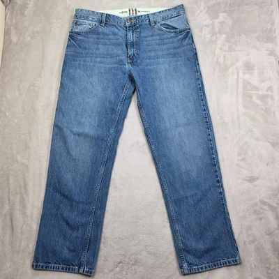Tommy Hilfiger Jeans Mens 36x30 Blue Straight Leg Classic Denim Workwear 2013 - Image 1 of 4