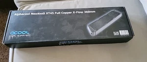 Alphacool NexXxoS XT45 Full Copper X-Flow 360mm Radiator -for parts or repair - Bild 1 von 5