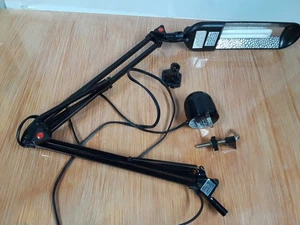 Vintage Articulated Swing Arm Fluorescent Desk Lamp 13 Watt - Picture 1 of 23