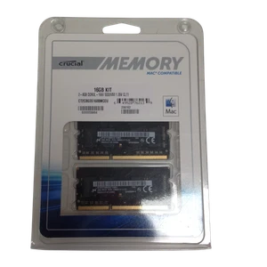 Crucial 16GB (2x8GB) DDR3L 1600MHz Mac RAM - New Sealed Pre-Owned PC Accessory - Picture 1 of 8