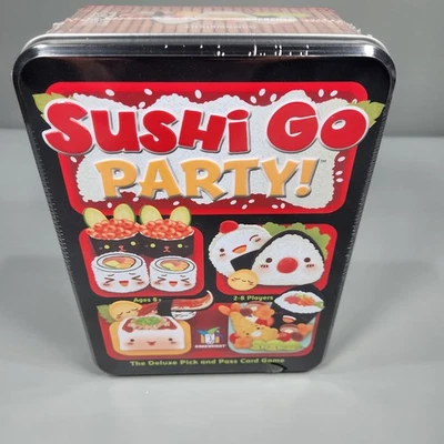 Sushi Go Party! The Deluxe Pick and Pass Card Game from Gamewright 2-8 Players - Image 1 of 3