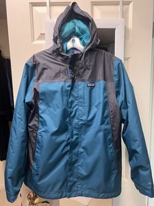 Boys Patagonia 3-in-1  Winter Coat Size XXL (16-18) Teal/Gray/Turquoise - Picture 1 of 9