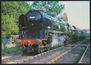 Nr. 35027 Handelsmarine Klasse Hafenlinie Sheffield Park Bluebell Eisenbahn Postkarte - Bild 1 von 2