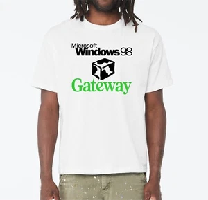 **NEW DESIGN** VINTAGE WINDOWS 98 GATEWAY COMPUTERS 90'S T-SHIRT THAT'S EPIC - Picture 1 of 1
