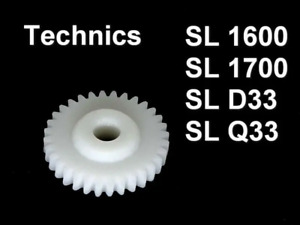 3x Technics SL-1600MK2 SL-1700MK2 SL-D33 SL-Q33 Plattenspieler Tonarm Getriebe