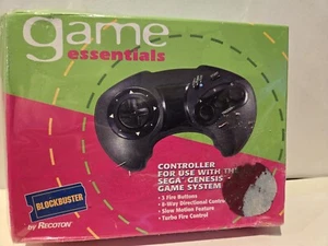 Rare Blockbuster Game Essentials Controller for Sega Genesis Brand new & Sealed - Picture 1 of 7