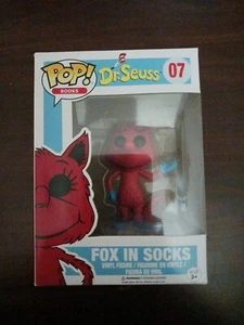 Funko Pop! Figura Vinilo Libros: Dr. Seuss - Zorro en Calcetines #07 NUEVO - Imagen 1 de 5