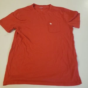 Red Abercrombie Kids Pocket Tee Shirt Size L (14) - Picture 1 of 4