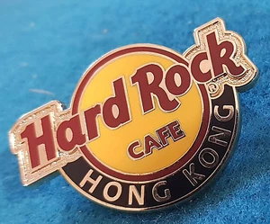 HONG KONG RED LINE CIRCLE CLASSIC STYLE LOGO 4LC OVAL HOLO Hard Rock Cafe PIN - Picture 1 of 1
