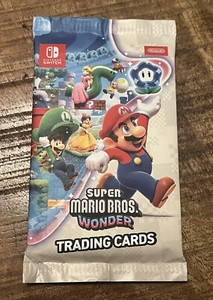 Super Mario Bros Wonder - TRADING CARD PACK ONLY - New! Sealed! Unopened!