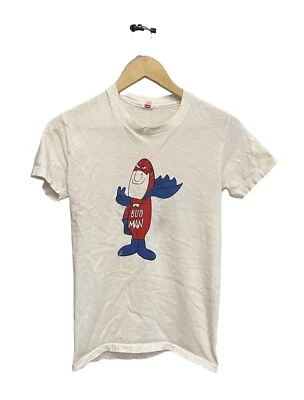 Camiseta vintage años 70 Budweiser Bud Man cerveza pequeña Foto 1 de 3