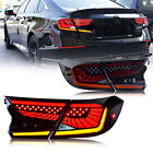 Led Tail Lights For Honda Accord 2018-2022 Sequential Animation Rear Lamps Smoke