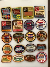 Vintage Bowling--ABC League Champions Patch 1956-57 thru 1988-89 - Free Shipping