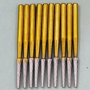 10 piezas Bur de carburo dental FG 8104 acabado de desbondación de ortodoncia acero de tungsteno - Imagen 1 de 15