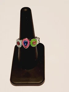 Anillo elegante con bloques de colores de paparazzi - múltiple - Imagen 1 de 2