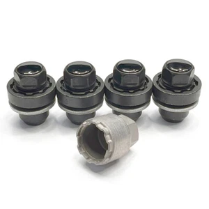 Genuine Land Rover Locking Wheel Nuts 14x1.50 MY23 Black Range Rover Vogue L322 - Picture 1 of 5