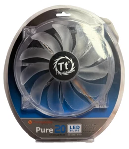 Wentylator Thermaltake Niebieski futerał gamingowy Pure 20 LED 200mm x 30mm CL-F016-PL20BU-A - Zdjęcie 1 z 4