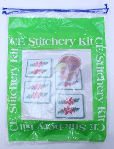 Columbia-Minerva Needlepoint Christmas 1978 Idea Kit New VTG 8242 Joan Ray USA - Picture 1 of 14