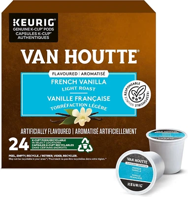 K-Cups Keurig café vainilla francés Van Houtte, 24 unidades Foto 1 de 4