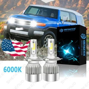 For Toyota FJ Cruiser 2014-2007 LED Headlight Kit Car H4 9003 High Low Beam - Imagen 1 de 8